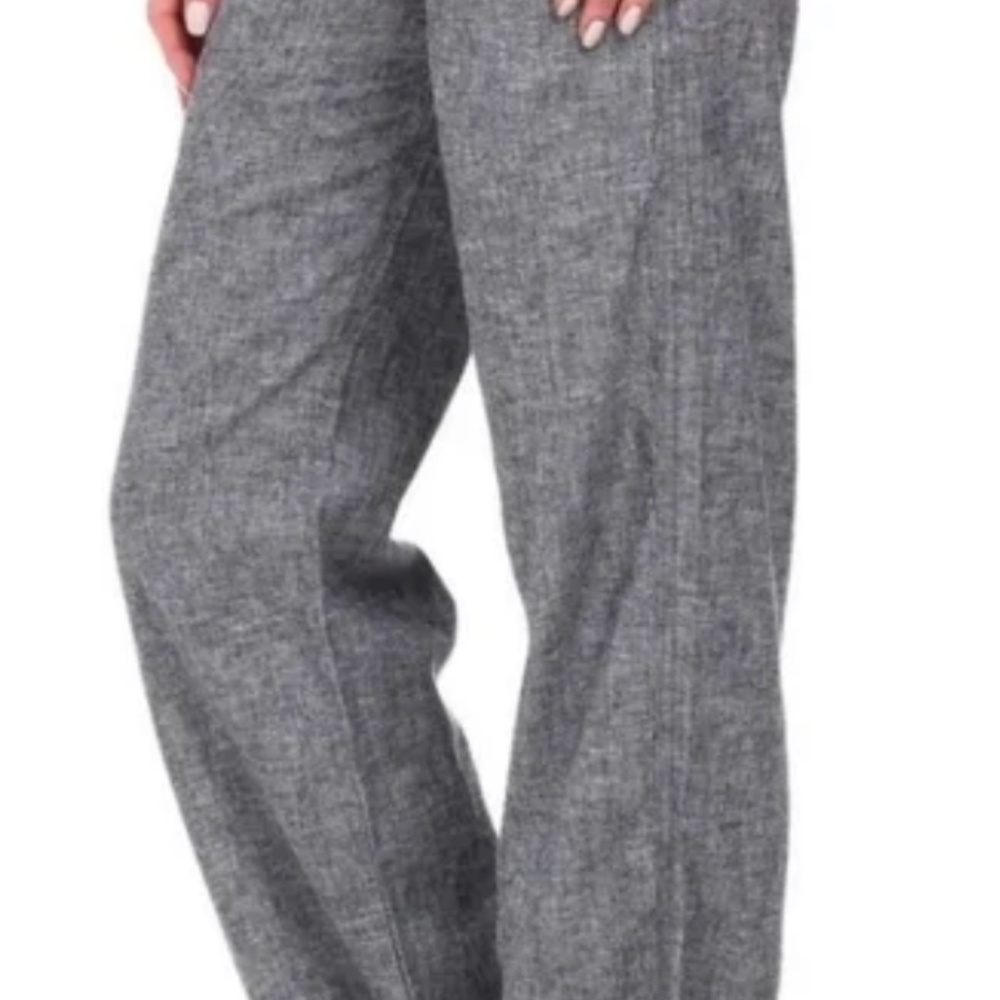 Patagonia Island Hemp Pants Organic Cotton Relaxed Fit Drawstrings Heather Blue